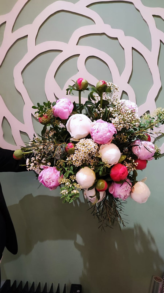 Bouquet de Pivoines Couleurs Variées