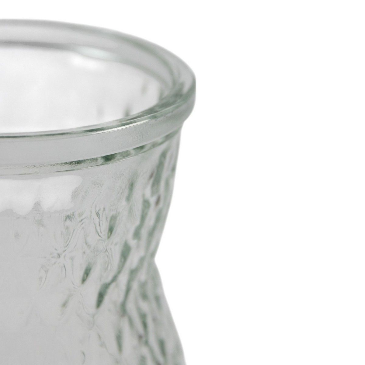 Vase Lucy transparent — détail du verre
