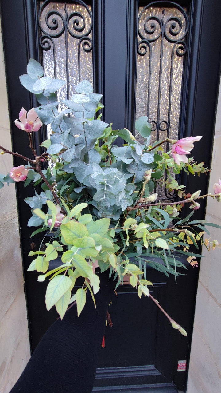 Mon Bouquet de feuillages - Rouge pivoine Fleuriste Caen